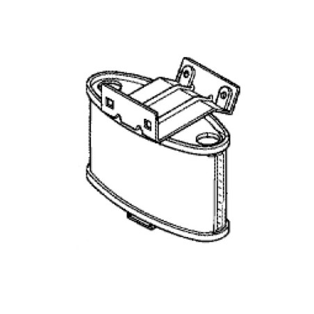 Pot d'échappement tracteur tondeuse Honda