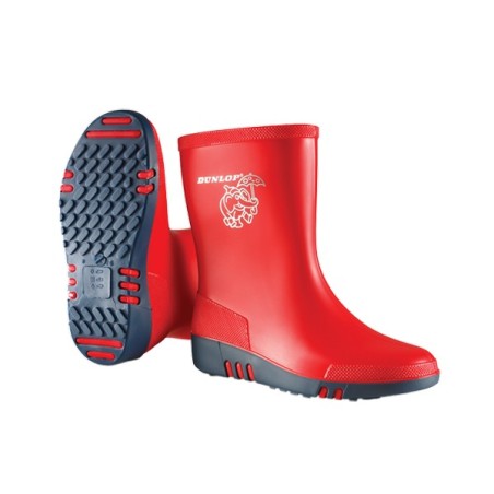 Bottes pour enfants Dunlop Mini Rouge K131510