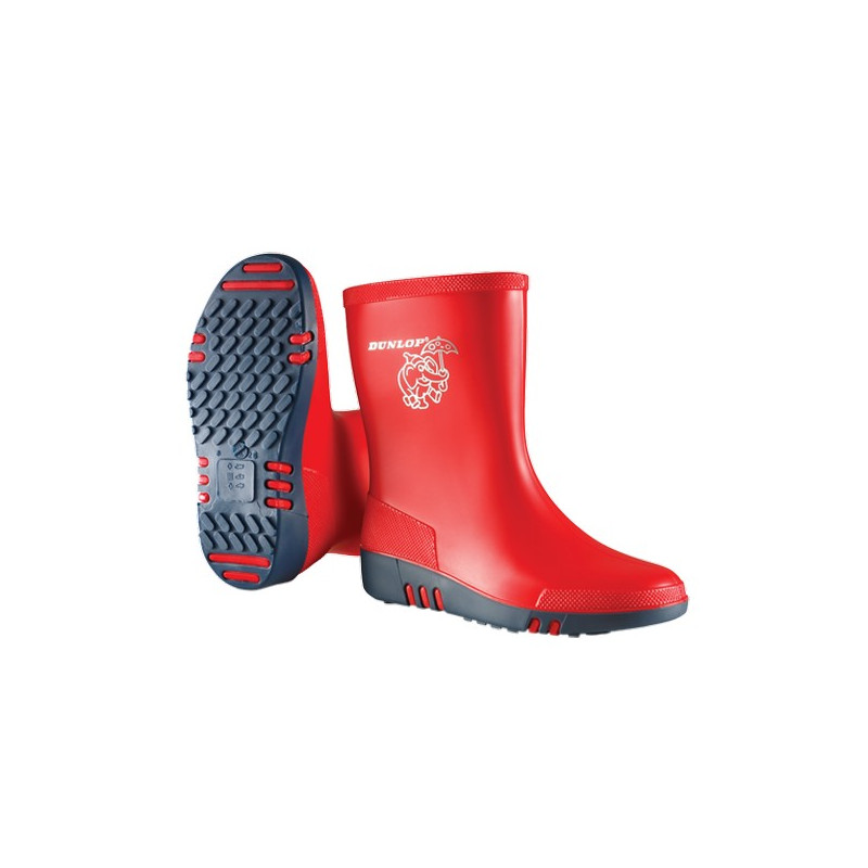 Bottes pour enfants Dunlop Mini Rouge K131510