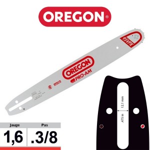 Guide chaîne tronçonneuse Oregon 3/8 063 SFHD025