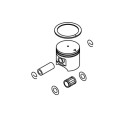 Kit piston complet tronçonneuse Echo CS450 - P021016160