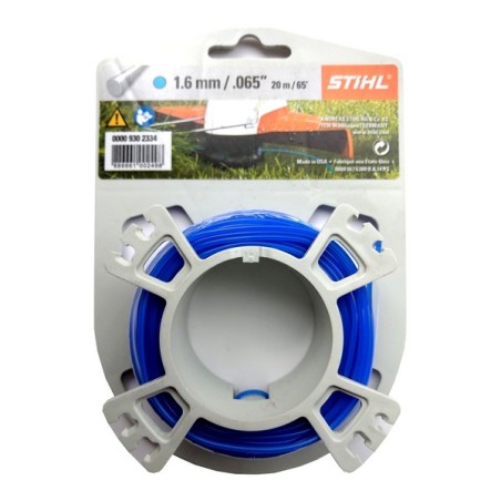 Bobine de fil rond coupe bordures Stihl 1.6 mm de 20 m