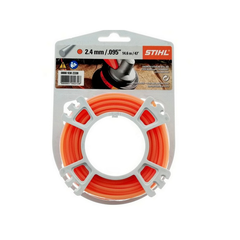 Fil rond débroussailleuse Stihl 2.4 mm