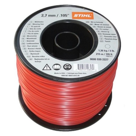 Fil rond débroussailleuse Stihl 2.7 mm