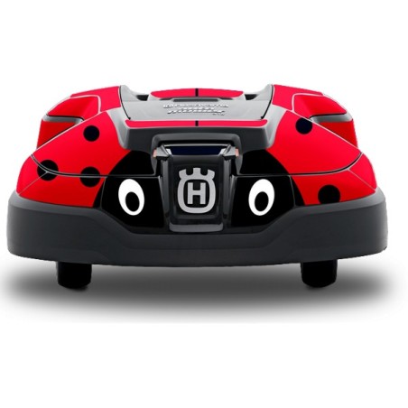 Stickers robot tondeuse Automower Husqvarna Coccinelle