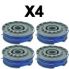 Lot de 4 bobine de fil coupe bordures Ryobi / Flymo 1.6 mm modal atc