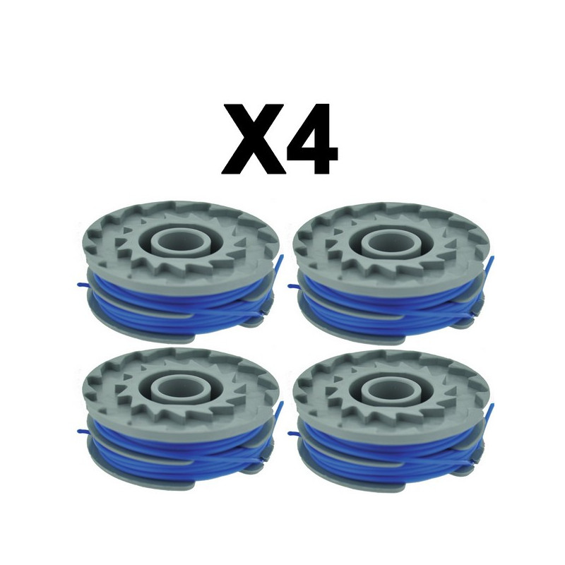 Lot 4 bobine de fil coupe bordures Ryobi / Flymo 1.65 mm