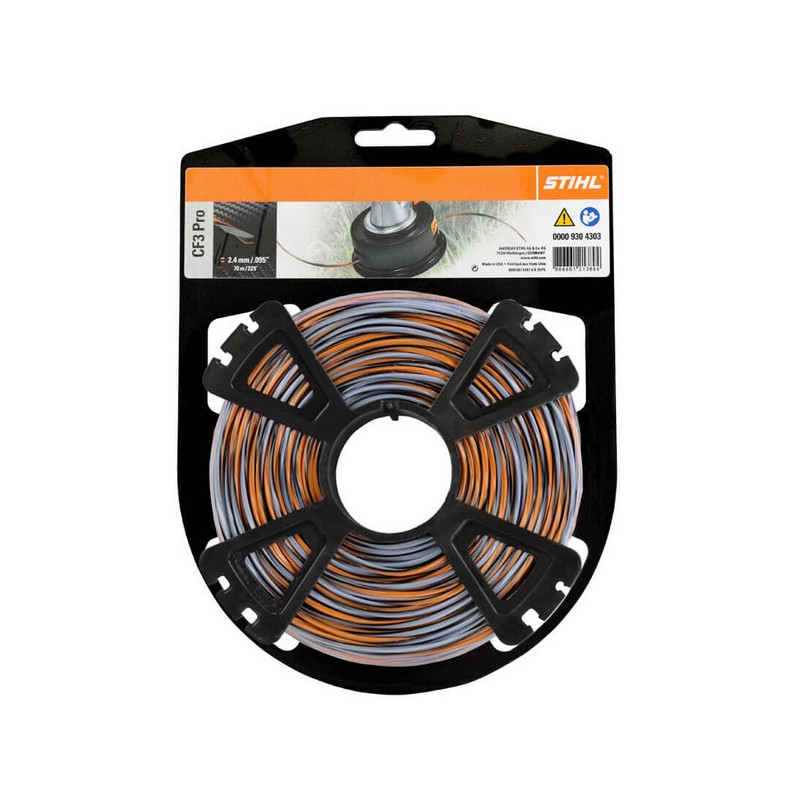 Bobine fil débroussailleuse Stihl carbne CF3 Pro 2.4 mm