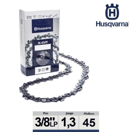 Chaîne tronçonneuse Husqvarna 3/8LP 050 45 dents