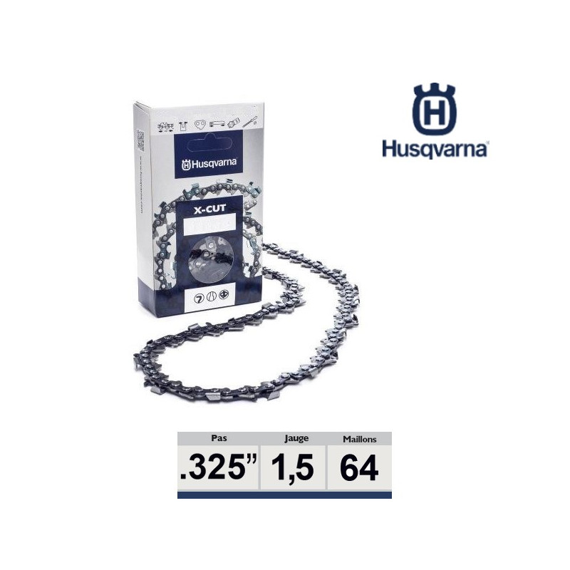 Chaîne tronçonneuse Husqvarna 325 058 64 dents