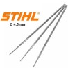 Kit lime ronde affutage chaine tronçonneuse Stihl 4.5 mm modal atc
