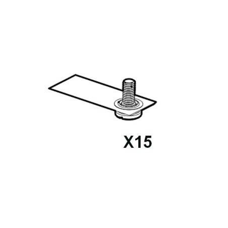 Kit 15 lames robot tondeuse Echo