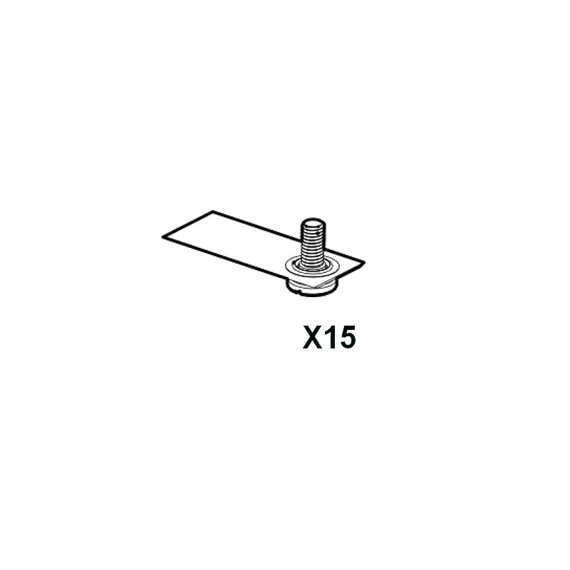 Kit 15 lames robot tondeuse Echo