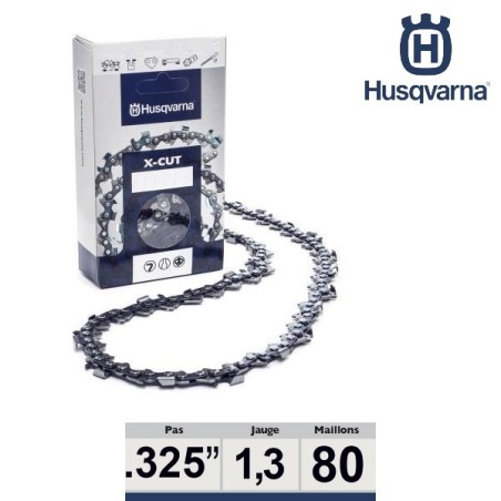 Chaîne tronçonneuse Husqvarna 325 050 80 dents