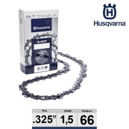 Chaîne tronçonneuse Husqvarna 325 058 66 dents