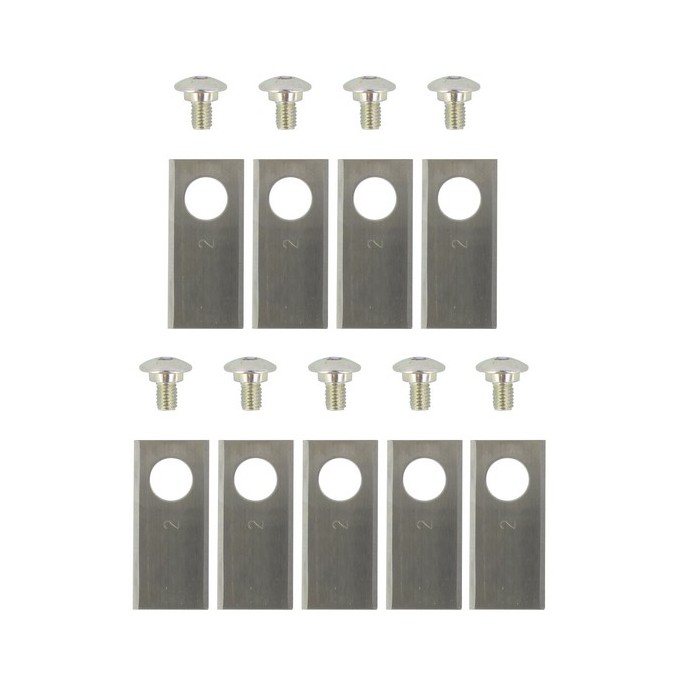 GREENSTAR Blister 9 Lames Adaptables Honda Miimo 300 310 500 520 HRM300 HRM500 - Remplace 06511-VP7-310