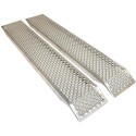 Paire de rampes de chargement droite 2000 kg aluminium 2.5 m