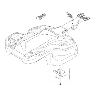 Corps robot tondeuse Husqvarna