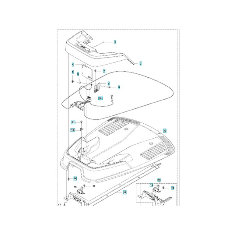 Station charge tondeuse robot Flymo 1200R