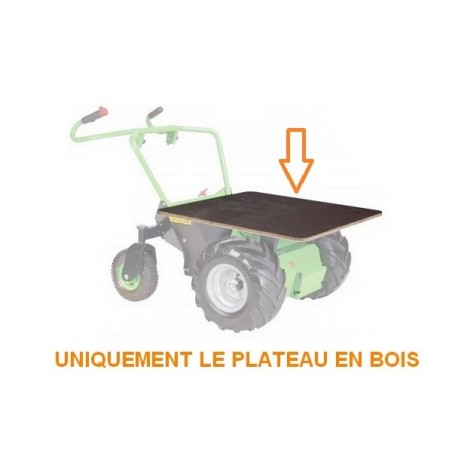 Plateau bois brouette électrique Etesia Donky MBPB