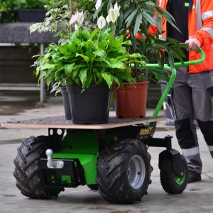 Plateau bois brouette électrique Etesia Donky MBPB