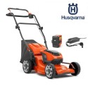 Pack tondeuse à batterie poussée Husqvarna LC137i - coupe 37cm