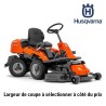 Autoportée Rider Husqvarna R214T coupe frontale - coupe 94 ou 103 cm modal atc