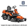 Tracteur tondeuse Rider coupe frontrale Husqvarna R316TX 4x4 - coupe 94 / 103 / 112 cm modal atc