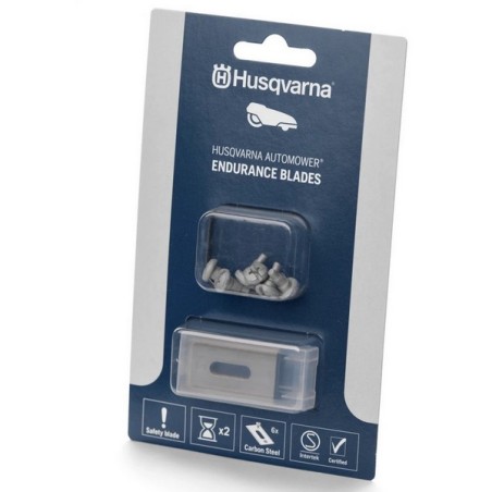 6 Lames HSS Endurance Pour Tondeuse Robot Husqvarna Automower - 4 Tranchants, Plus Durables