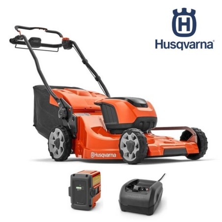 Pack tondeuse à batterie Husqvarna LC247i + Chargeur + Batterie