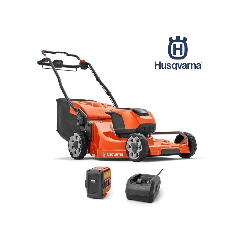 Pack tondeuse à batterie Husqvarna LC247i + Chargeur + Batterie