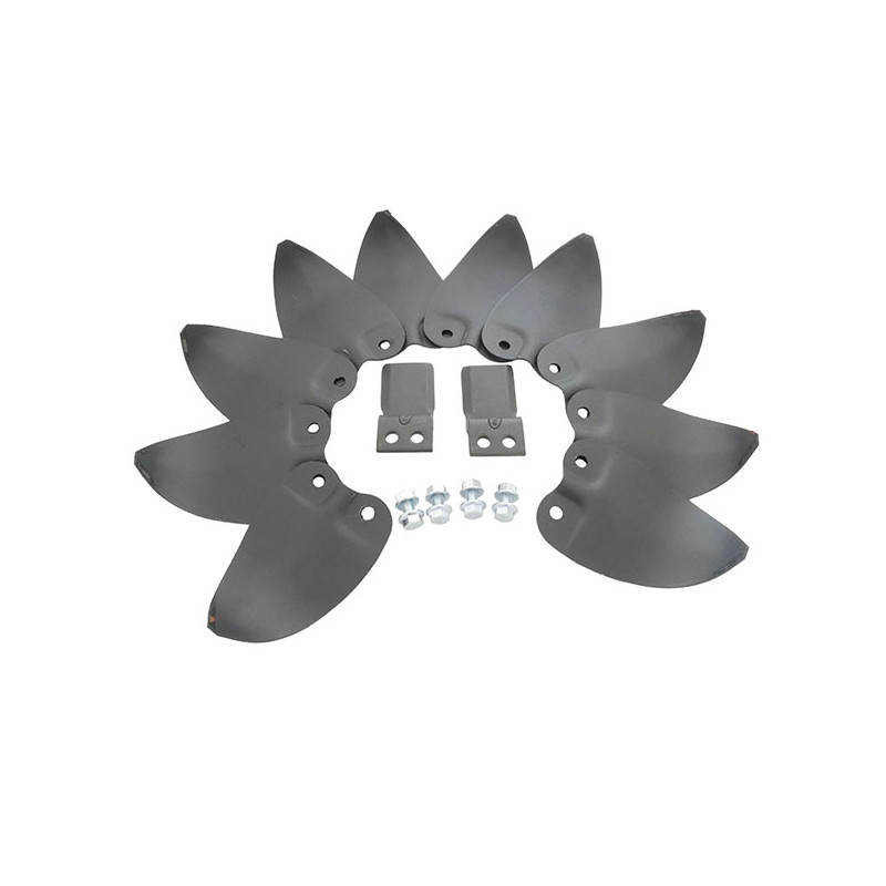 Kit couteaux fraise motoculteur Pubert