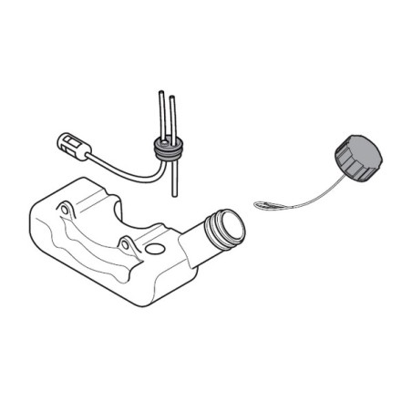 Réservoir complet débroussailleuse Alpina