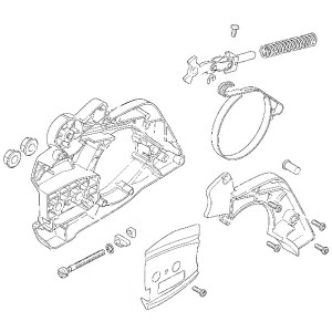 Frein chaîne complet tronçonneuse Husqvarna