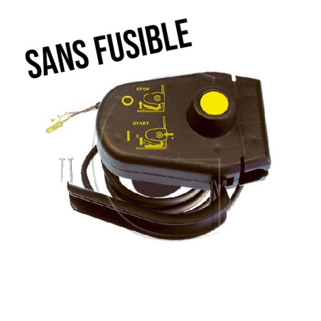 Contacteur de démarrage pour tondeuse électrique - Sans fusible