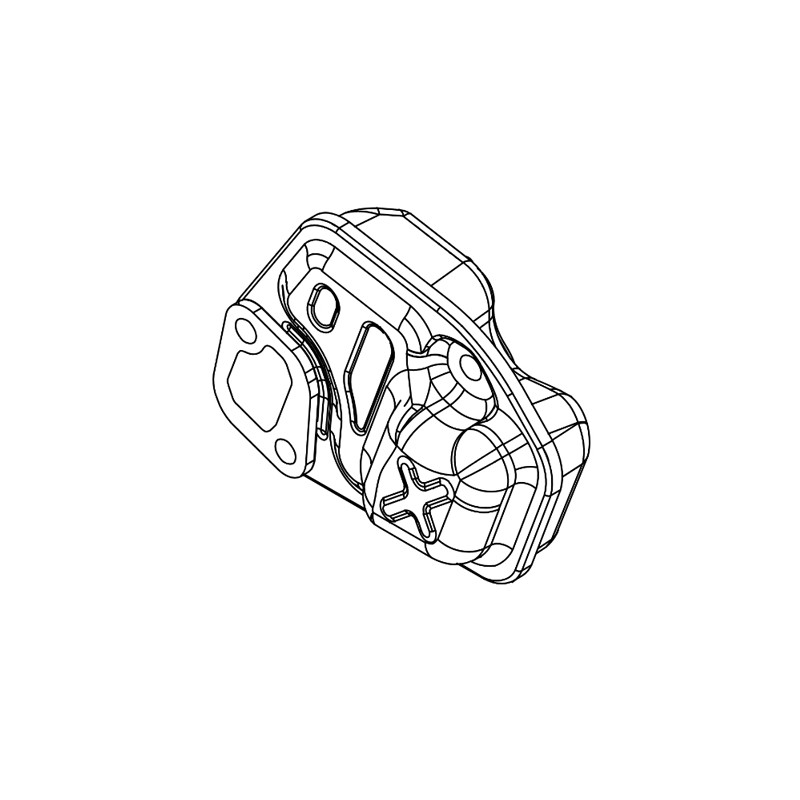 Pot d'échappement tronçonneuse Echo