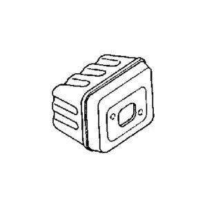 Pot d'échappement tronçonneuse Echo