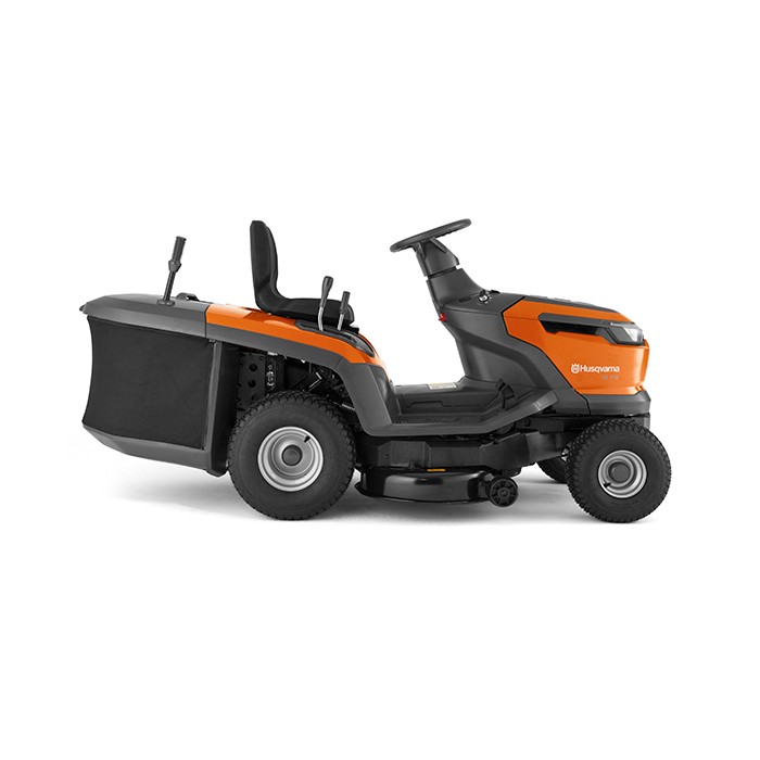 Tracteur tondeuse hydrostatique Husqvarna TC112 bac de ramassage