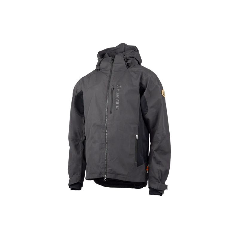 Veste déperlante pour Homme, noir charbon Husqvarna