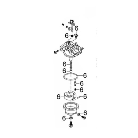 Carburateur complet moteur MTD