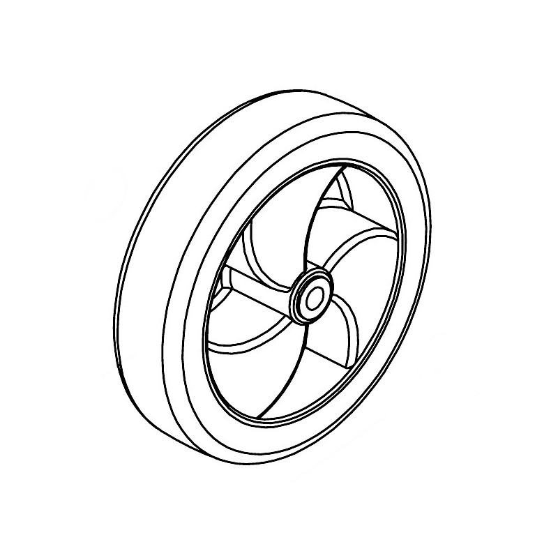 Roue de transport motobineuse Pubert