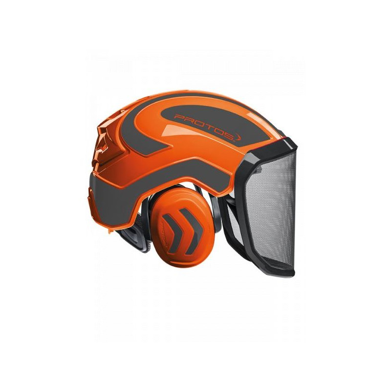 Casque Protos Integral Forest - Orange et Gris