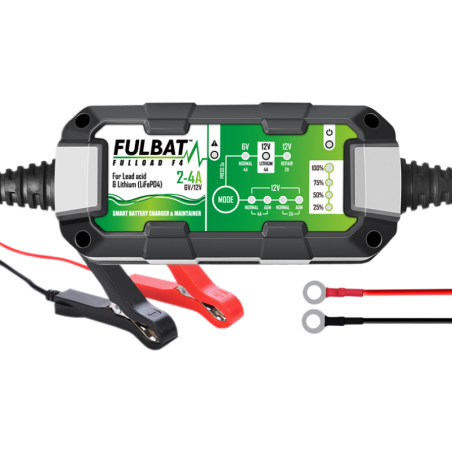 Chargeur Fulbat batterie plomb / lithium 6V-12V