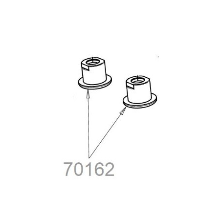 Écrou-douille pour cisailles OS/OR Outils Wolf (lot de 2)