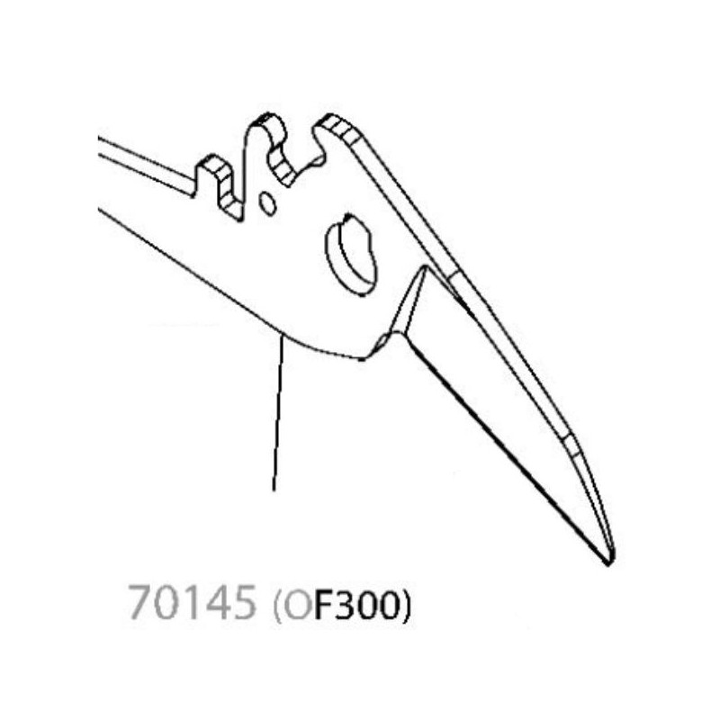 Lame enclume pour sécateur OF300 Outils Wolf