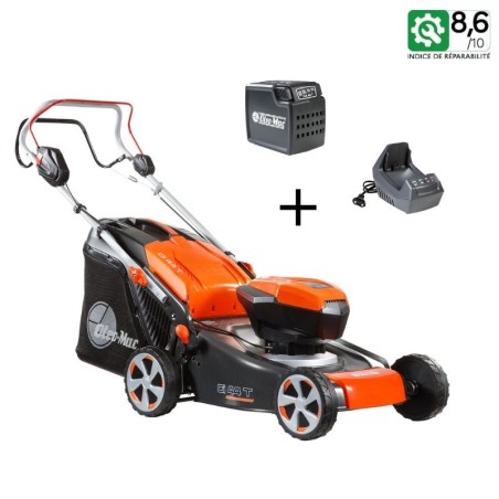 Tondeuse à batterie Oleo Mac Gi44T avec chargeur et batterie 5 Ah
