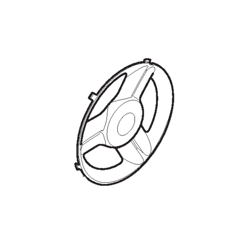 Couvre moyeu arrière tondeuse batterie Stiga