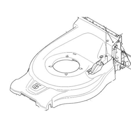 Chassis tondeuse Husqvarna LC253 / LC353