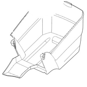 Bac inférieur tondeuse à batterie Stihl RMA235 / Viking MA235