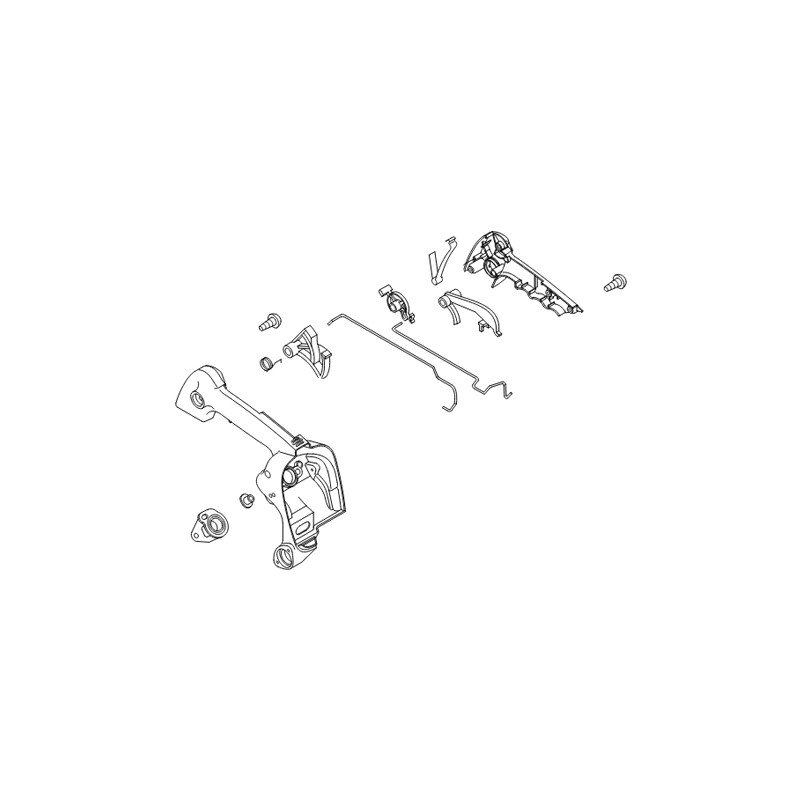 Poignée arrière tronçonneuse Shindaiwa